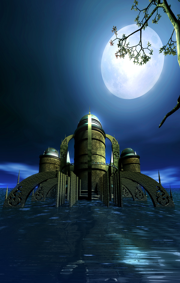The Castle, 2006 (C) Lumini Mattia Digital Art 3D Paintings